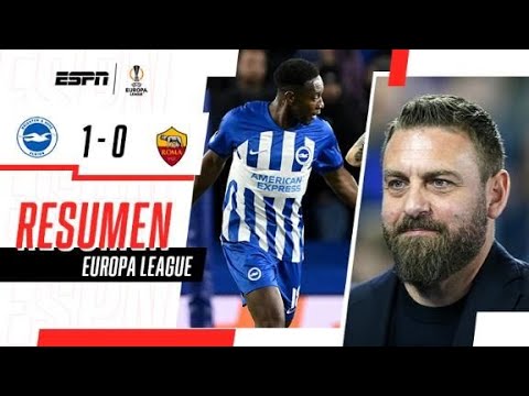 ¡LA LOBA CAYÓ EN INGLATERRA, PERO SE QUEDÓ CON LA CLASIFICACIÓN! Brighton 1-0 Roma | RESUMEN