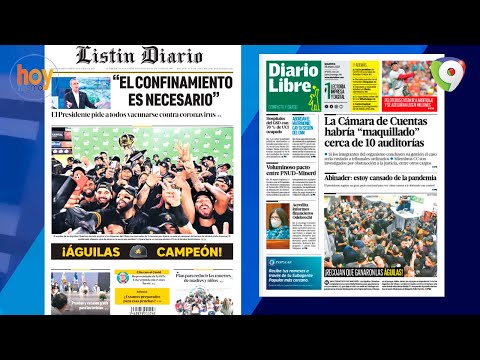 Titulares prensa dominicana martes 19ENE | Hoy Mismo