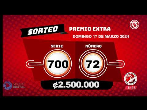 #EnVivo Sorteo de Lotería Nacional 17 marzo 2024