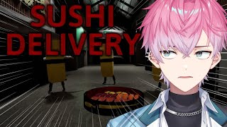 【SUSHI DELIVERY】寿司を落としてはいけないホラゲー…やるぜ…【皇れお / にじさんじ】