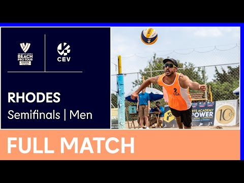 LIVE | 2022 Volleyball World Beach Pro Tour Futures | Rhodes M | Semifinals
