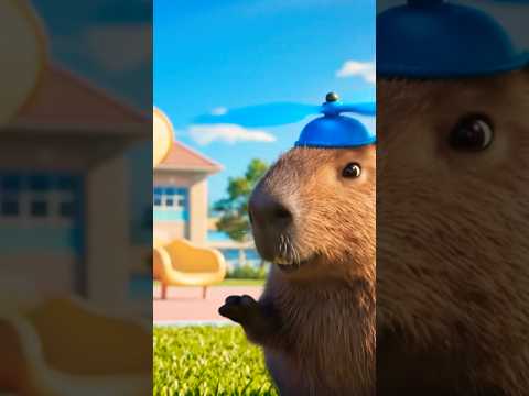 kapybara có mũ của doremon