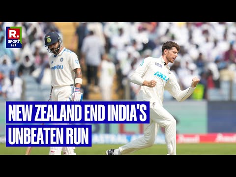 IND v NZ: New Zealand Hand India First Home Test Series Loss in 12 Years