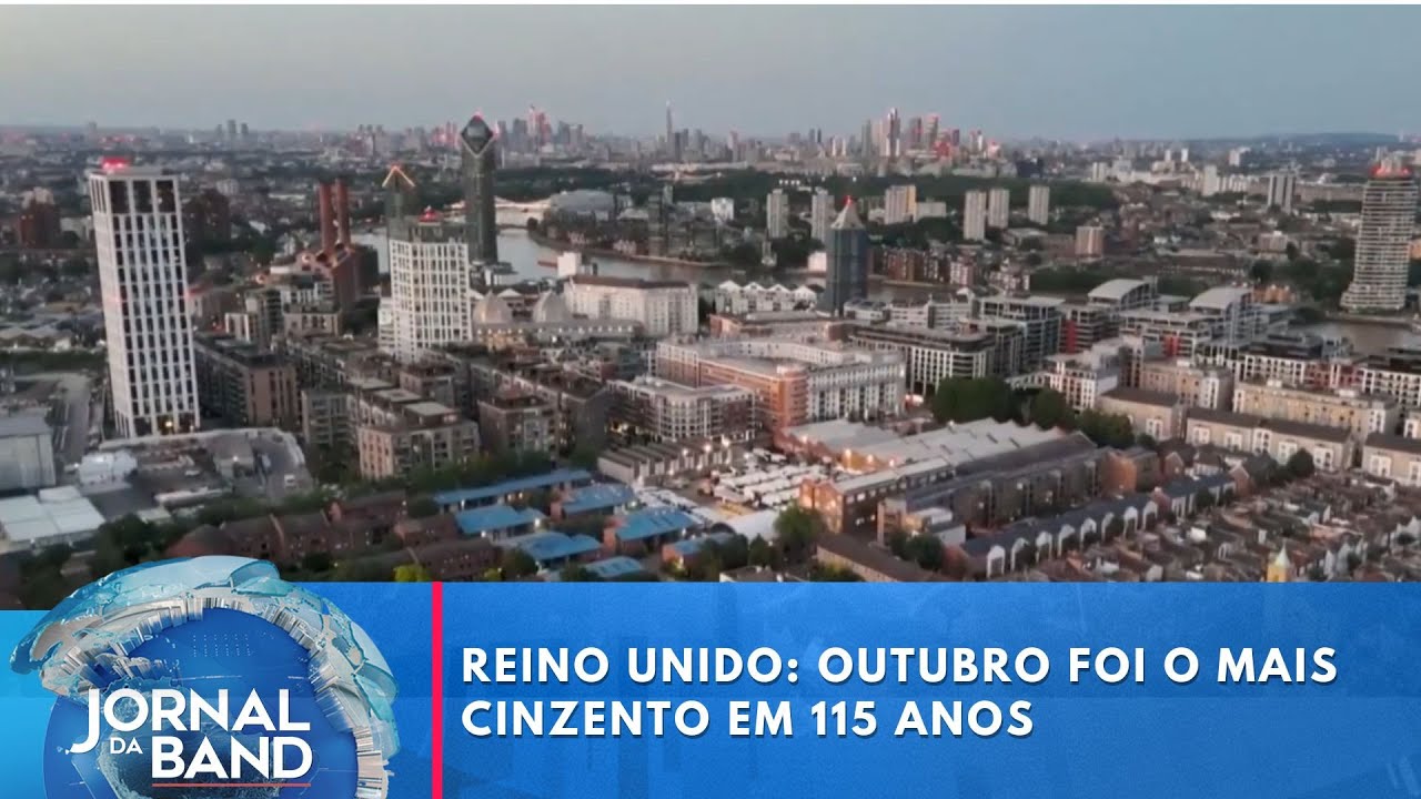 Reino Unido: outubro foi o mais cinzento em 115 anos | Jornal da Band