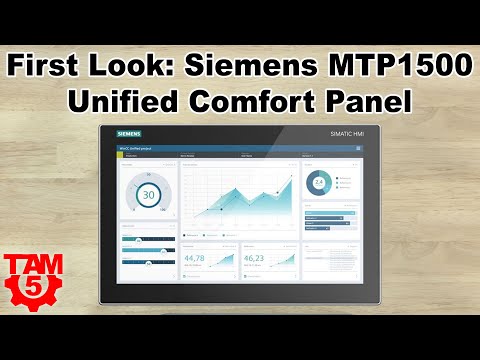 First Look: MTP1500 Unified Comfort Panel HMI from Siemens
