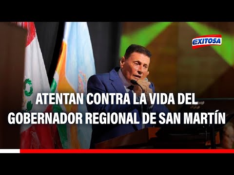 Walter Grundel: Desconocidos dispararon contra el gobernador regional de San Martín