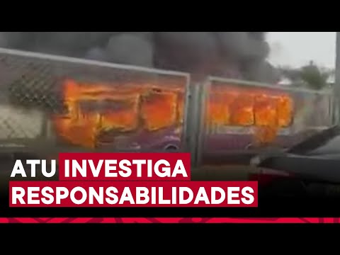 Callao: Bus se incendia entre las avenidas Elmer Faucett y Jorge Chávez