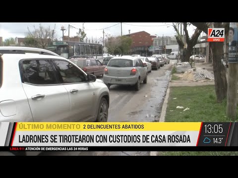 Custodios de Casa Rosada MATARON a dos DELINCUENTES en González Catán