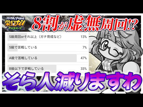 【運営聞け】栄冠クロスの現状が楽観的すぎた件への陳謝｜ワールドバトルロイヤル【栄冠ナインクロスロード】
