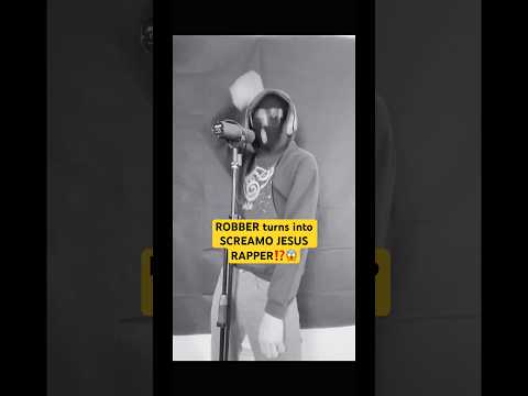 ROBBER turns into SCREAMO JESUS RAPPER⁉️😱 Song “211 Seconds” by Reese Bonneau‼️#rap #eminem #jesus