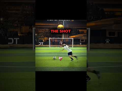 What a shot 😂 #viralvideo #football #trending