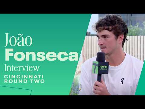 Joao Fonseca shares that tennis is expanding in Brazil 🥹 🇧🇷 | 2026 Cincinnati