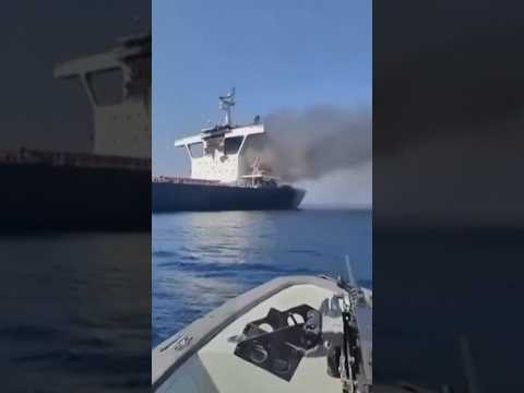 Bulk carrier allegedly struck by Iranian missiles
