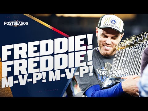 Freddie Freeman is the 2024 World Series MVP after a HISTORIC series for the Dodgers!