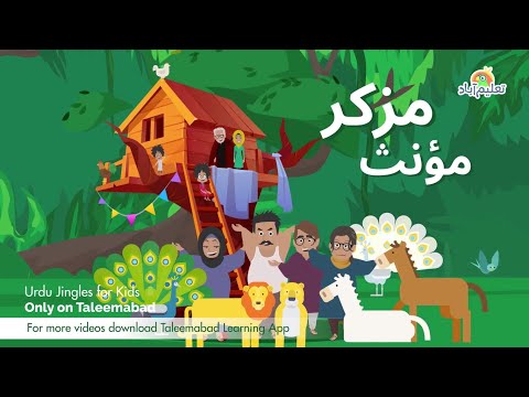 Muzakar Mounas | Best Children Learning Songs 2022 | Urdu Grammar Poems for Kids | Taleemabad