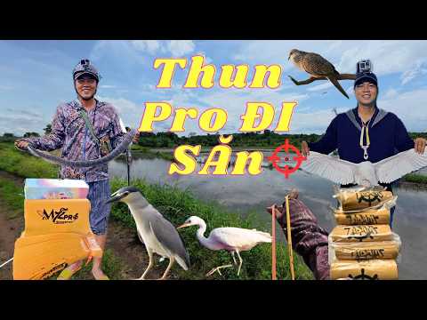 Ra Đồng Bắt Rắn Khủng,Vạc ,Cò Trắng Ngáo Cu Cườm Đậu Dây Điện Về Nướng Mọi Lai Rai || SangSlingShot