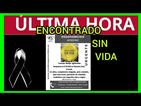 #ÚLTIMAHORA - LUCAS HALLADO SIN VIDA