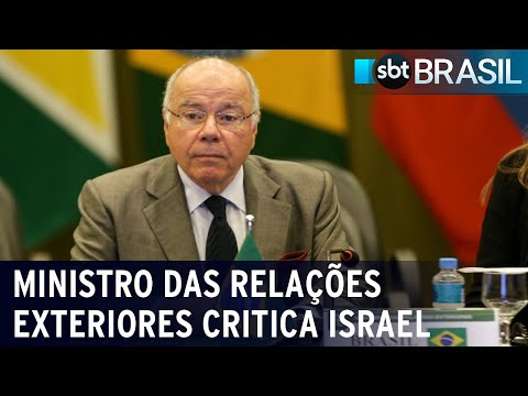 Brasil denuncia Israel na Corte de Haia por ocupação do território palestino | SBT Brasil (20/02/24)