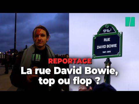 La rue David-Bowie, inaugurée ce lundi à Paris, n’est pas encore la plus rock & roll de la capitale