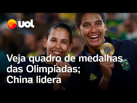 Quadro de medalhas das Olimpíadas 2023: Brasi cai para 20º, China toma liderança dos EUA