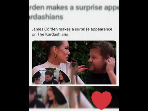 James Corden makes a surprise appearance on The Kardashians