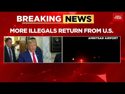 Illegals Indians Return From US: Thrid Flight With 112 Illegal Migrants From US Lands In Amritsar