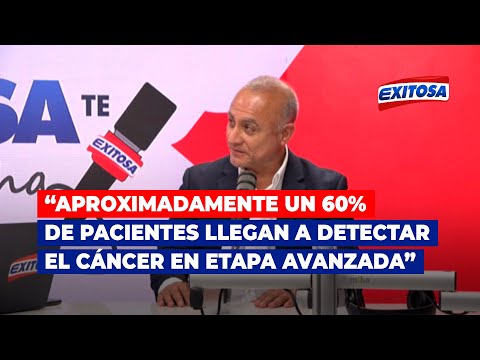 Dr. Rodríguez: Aproximadamente un 60% de pacientes llegan a detectar el cáncer en etapa avanzada