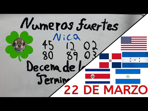 CRUCETA Y NUMEROS PARA HOY 22 DE MARZO PARA TICA NICA HONDURAS DOMINICANA NEW YORK