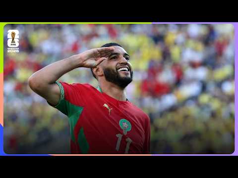 Ismael Saibari Goal | Brazil 1-1 Morocco | FIFA World Cup 2026™