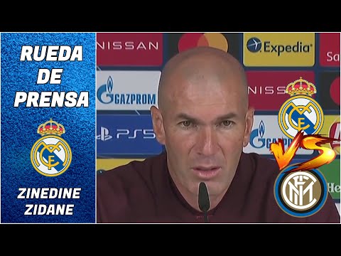 Zidane: El partido ante el Inter es una FINAL. El DT del Real Madrid listo | Champions League