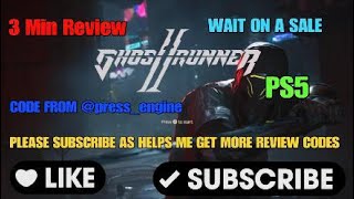 Vido-Test : Ghostrunner 2 3 Min Review