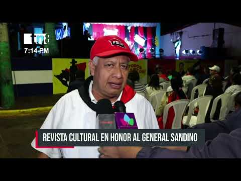 Niquinohomo desarrolló noche cultural en honor al General Sandino - Nicaragua
