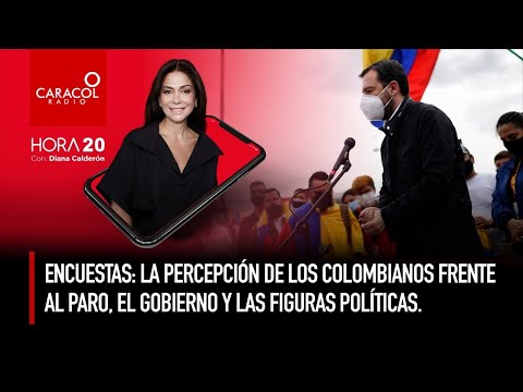 HORA 20 -  Encuestas: la percepción de los colombianos frente al paro.