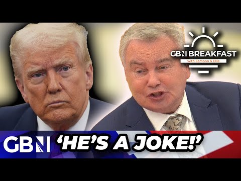'The man is a JOKE!' | Eamonn Holmes launches SCATHING attack on Donald Trump: 'I'd take him on'