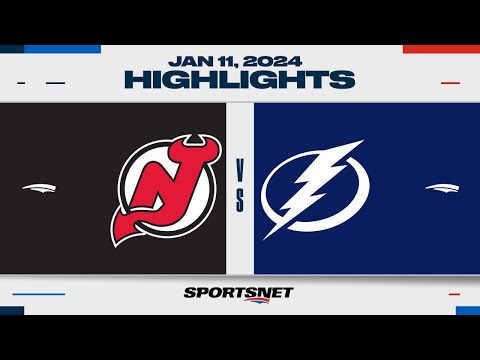 NHL Highlights | Devils vs. Lightning - January 11, 2024