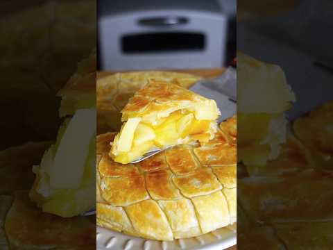 材料3つ!フライパンでアップルパイ作り方!#簡単レシピ