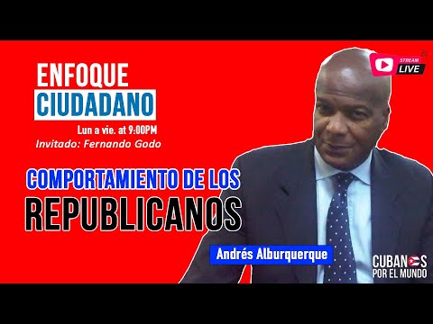 #Envivo  | #EnfoqueCiudadano Andrés Alburquerque: Comportamiento de los republicanos.
