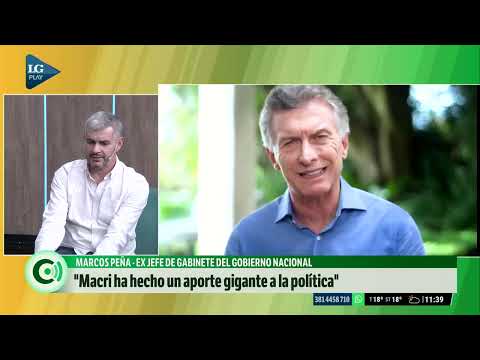 Marcos Peña: Macri está varios escalones por encima del resto de los dirigentes políticos