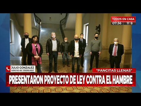 Presentaron proyecto de ley contra el hambre