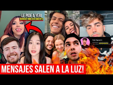 ME RESPONDE! Fede Vigevani SUPERA a Kim Loaiza! Yeri BORRARÁ “Ojitos chiquitos”!? MrBeast se retira!