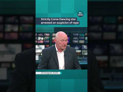 Strictly Come Dancing star arrested on suspicion of rape #itvnews #strictly #shorts