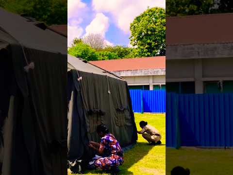 ncc cadets the second line of defence tent pitching || ncc tent pitching #ncccamp #indianarmy