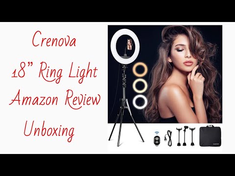 Crenova 18" Ring Light- Amazon Review