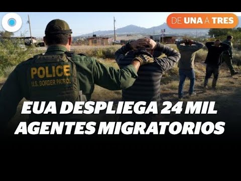 Anuncia EUA despliegue de más de 24 mil agentes fronterizos ante fin de Título 42 #de1a3