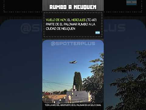 VUELO DE HOY - Hercules tc-60 - Fuerza Aérea #argentina ** EL PALOMAR * #buenosaires