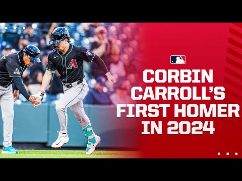 Corbin Carrolls FIRST home run of the season ‼️