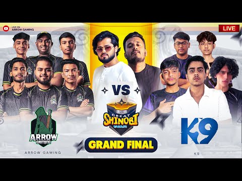 [ GRAND FINAL Clash Squad ] GREAT NINJA WAR - FREE FIRE TOURNAMENT  FT.  Arrow Gaming vs K9 Esports