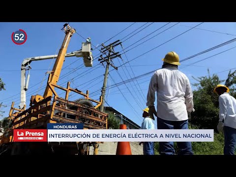 Noticiero: Interrupción de energía eléctrica a nivel nacional