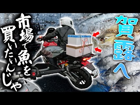 【激寒】バイクで冬の日本海へ行くバカ