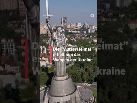 Ukrainische Statue jetzt ohne sowjetische Symbole